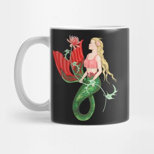 Waterlily Mermaid Art Mug